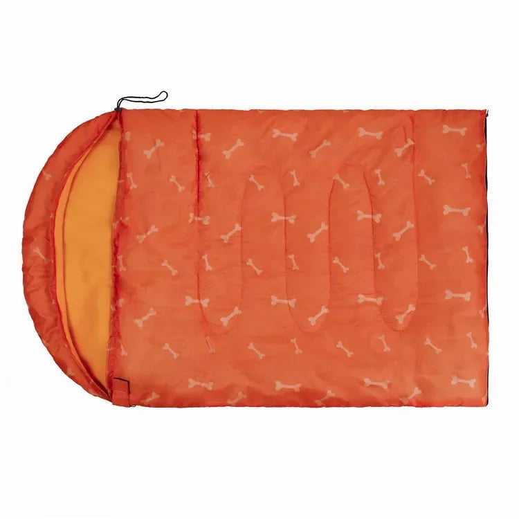 Dog Sleeping Bag Bone Pet Sleep Mat Outdoor Camping Warm Kennel Pad Dog Bed Blanket dog beds for medium dogs pet supplies puppy