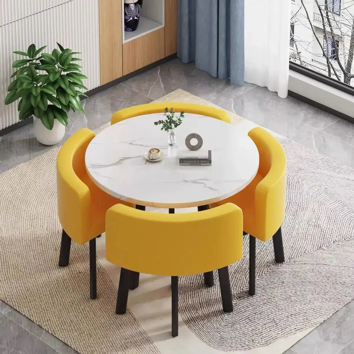 Storage, Dining Table,holddining Table Set  Store, Shop, Negotiation, Comedor Compacto Reception, Round Table