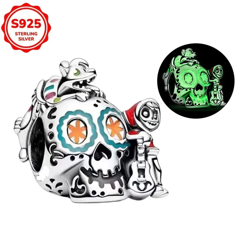 For Original Women 925 Bracelet Bangle Pendant Charm Disney Stitch 925 Sterling Silver Boutique Bead DIY Jewelry Gift New in Hot