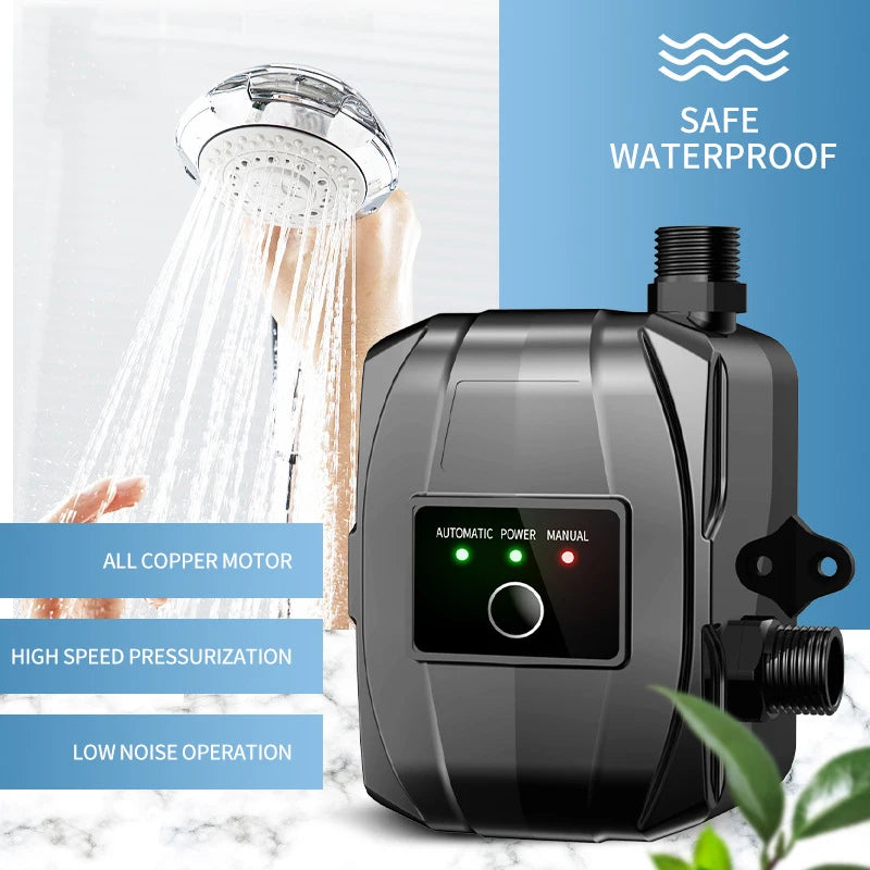 2025 New Upgraded Automatic Booster Pump 150W 24V Brushless Water Pump Home Shower Water Heater Added Water Pressure Silent Pump