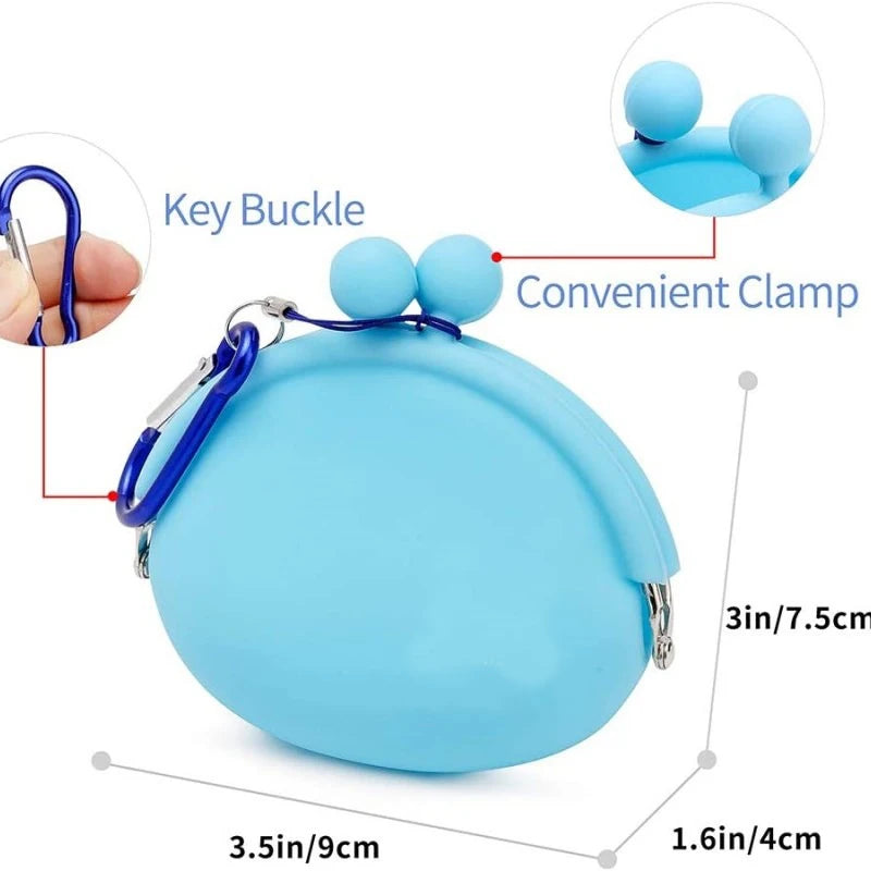 Silicone Pet Dog Train Food Snacks Pockets Bag Walking Dog Training Food Storage Waist Pet Travel Outdoor Product dog treat bag