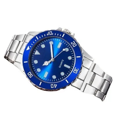 Business TOP Watch For Men Luxury Silver Water Resistant Diamond Luminous Digital Quartz Wristwatches Reloj Hombre Montre Clock