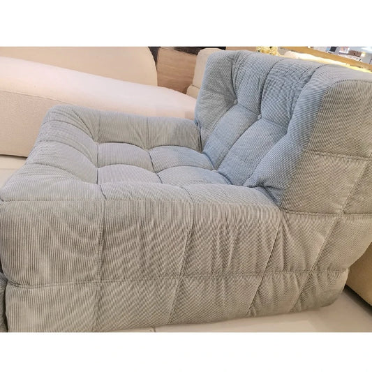 Lazy Sofa,Casual Style Room Decor,Fabric Single Recliner with Flannel Surface and Stereotyped High-density Foam,Shipped by Sea