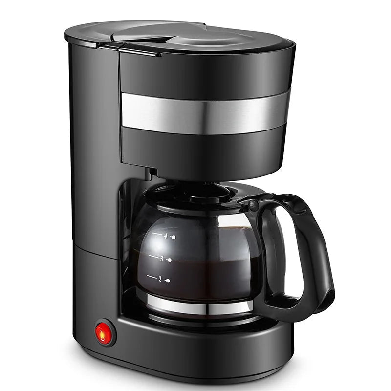 Household Small American Drip Coffee Maker Fully Automatic Tea Maker Portable Travel Coffee Maker Intelligent Heat Preservation