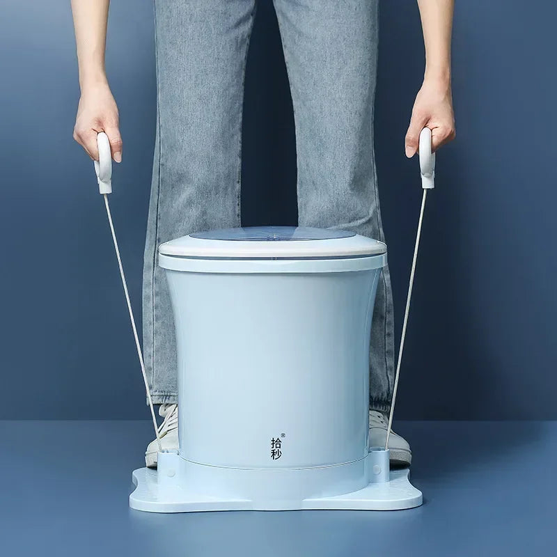Manual washing machine without electricity Dormitory hand-cranked small drying bucket Outdoor portable socks underwear Hot sales