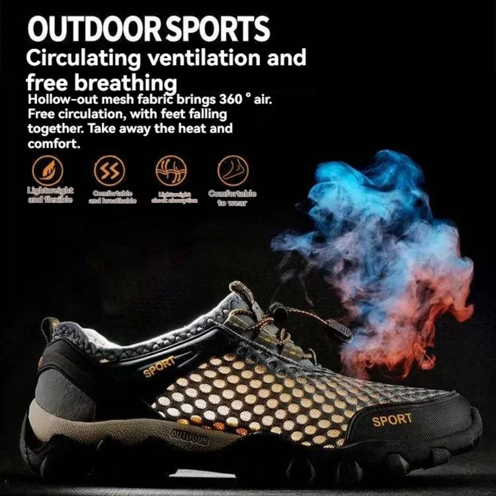 New Hiking Shoes Men Outdoor Mountain Climbing Sneaker Mens Top Quality Fashion Casual Trekking Shoes Breathable Sports Shoe