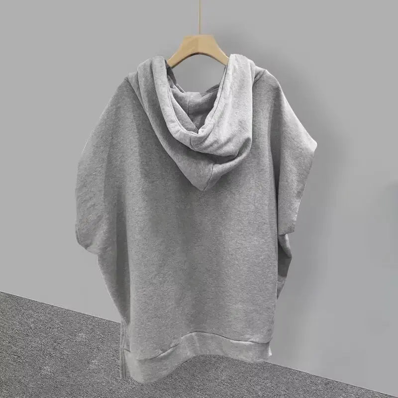Fashion Men Clothing American Style Street Hooded Cotton Vest Sleeveless T-shirt Spring Summer Casual Zip Up Mens Hoodied Vest