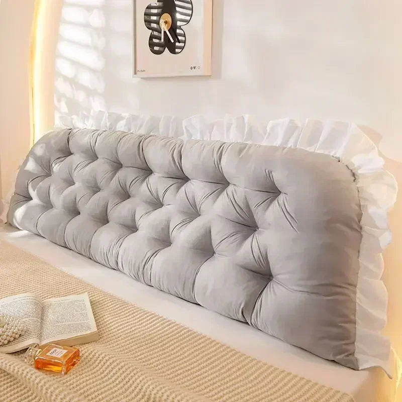 Headboard Pillow Tatami Bed Sleeping Neck Body Bed Soft Bedside Cushion Rectangular Large Backrest Support Bolster BedRoom Decor