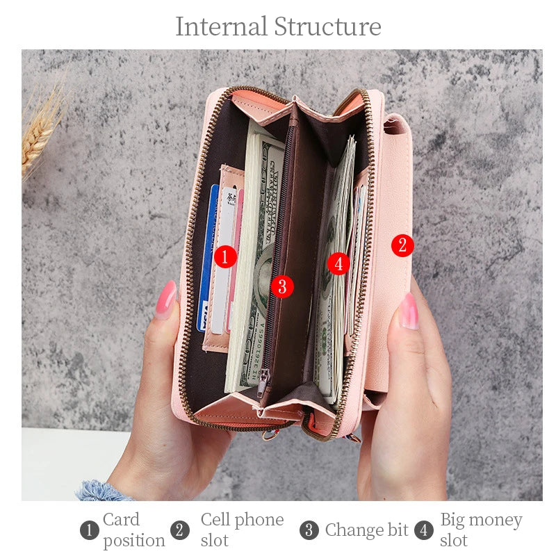 PU Luxury Handbags Womens Bags for Woman 2023 Ladies Hand Bags Women's Crossbody Bags Purse Clutch Phone Wallet Shoulder Bag