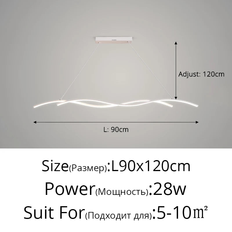 Creative Home LED Lighting Hanging Lamp Modern Pendant Light for Living Room Dinning Room Bar Indoor Decor Pendant Lamp Fixtures