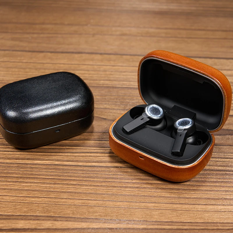 Genuine Leather For B&O Beoplay Eleven Case Leather Luxury Custom Made Handmade Cover Bluetooth Earphone Cases