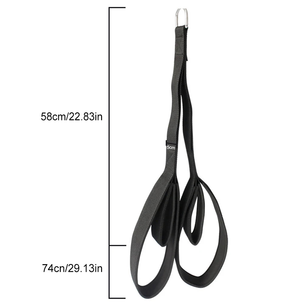 Fitness Arm Strength Rope Anti-Slip Muscle Training Carabiner Pulldown Rope Tricep Rope Cable for Facepulls/Push Downs/Crunches