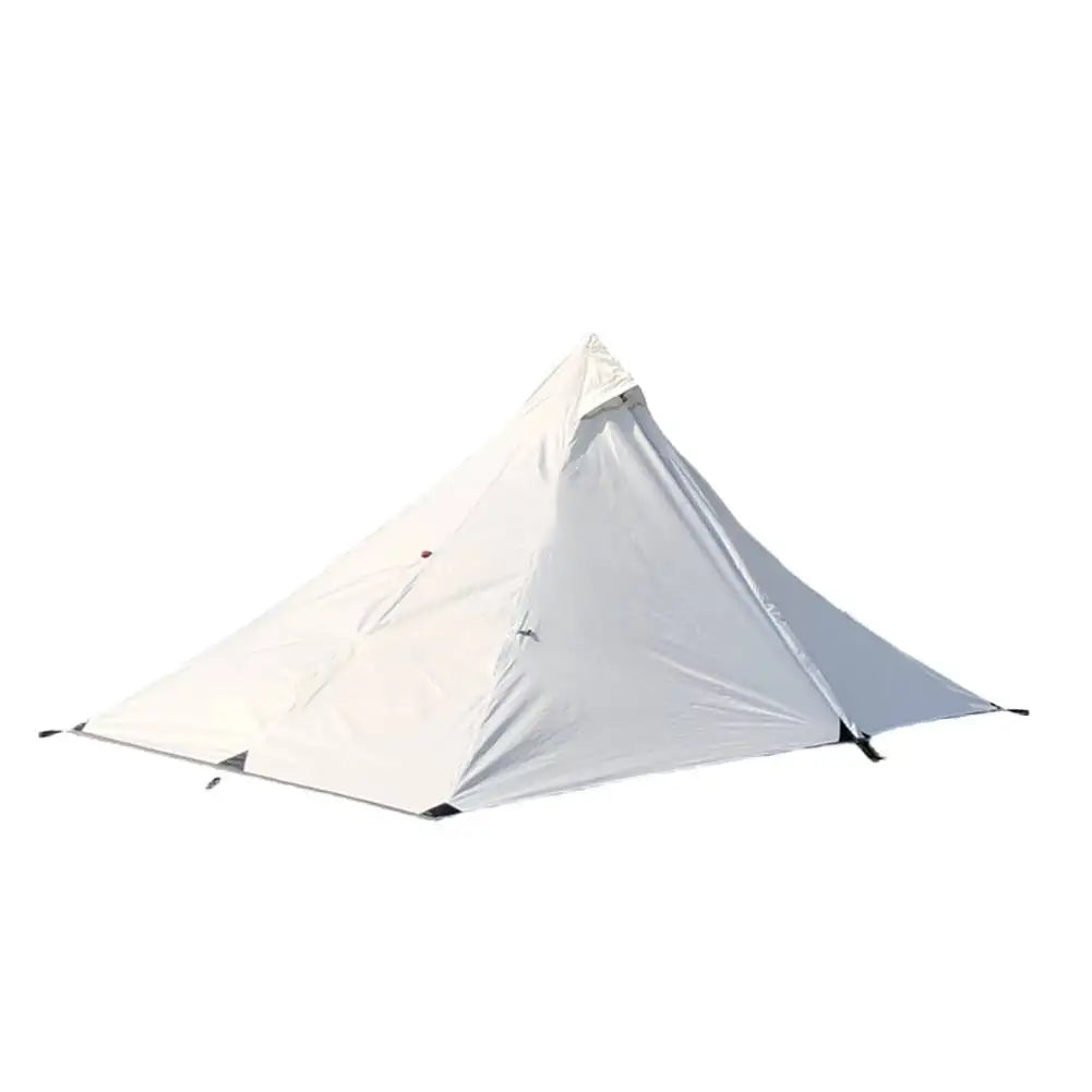 Ultralight Pyramid Camping Tent Rodless Pyramid Tent For Single Person 210T Cloth Outdoor Camping Hiking Tent Accessories