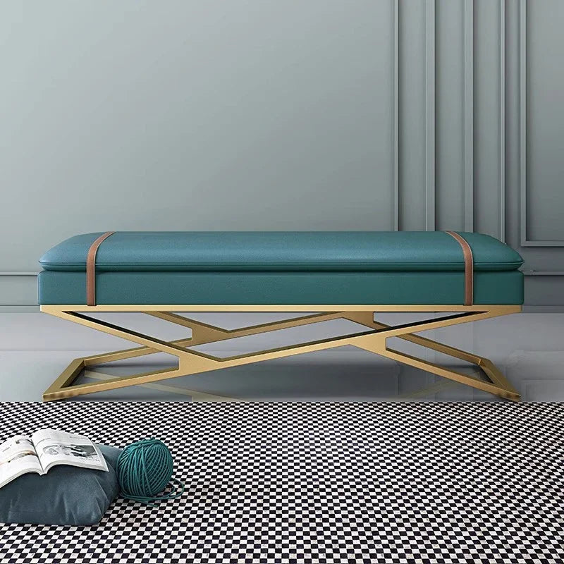 Bathroom Luxury Shoes Bench Nordic Makeup Bedroom Stool Living Room Entrance Design Meuble Design Decoration