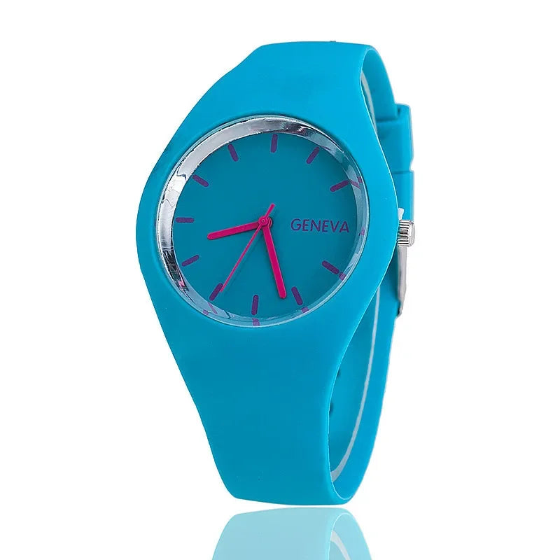 Reloj Mujer 2021 Women's Watches Famous Brand Quartz Watch Women Fashion Casual Sports Silicone Wristwatch Hot Kobiet Zegarka