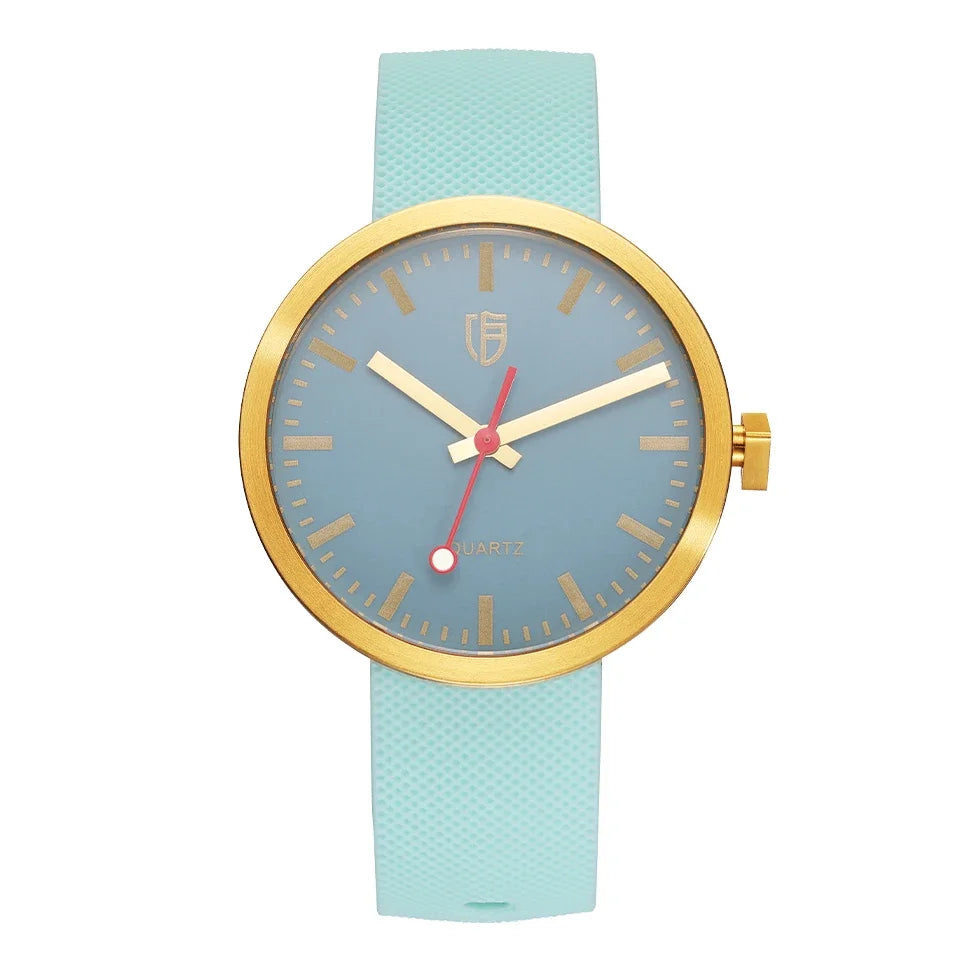 BERNY Men/Women Quartz Watches 38mm Luminous Dial Railways Sports Sapphire 5ATM Stainless Steel Classic Men's Wristwatch