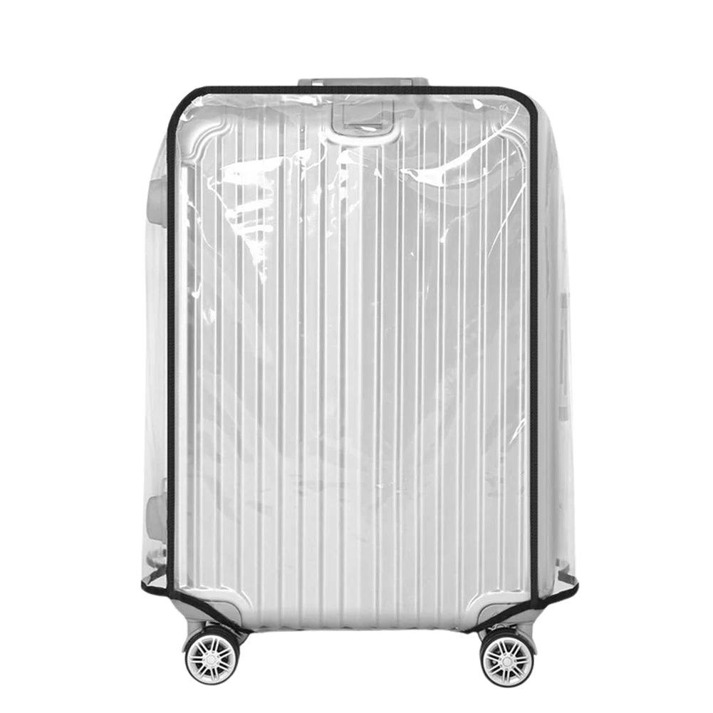 20-30inch Clear Suitcase Cover Protector Transparent Travel Luggage Protector PVC Suitcase Cover Protectors for Wheeled Suitcase