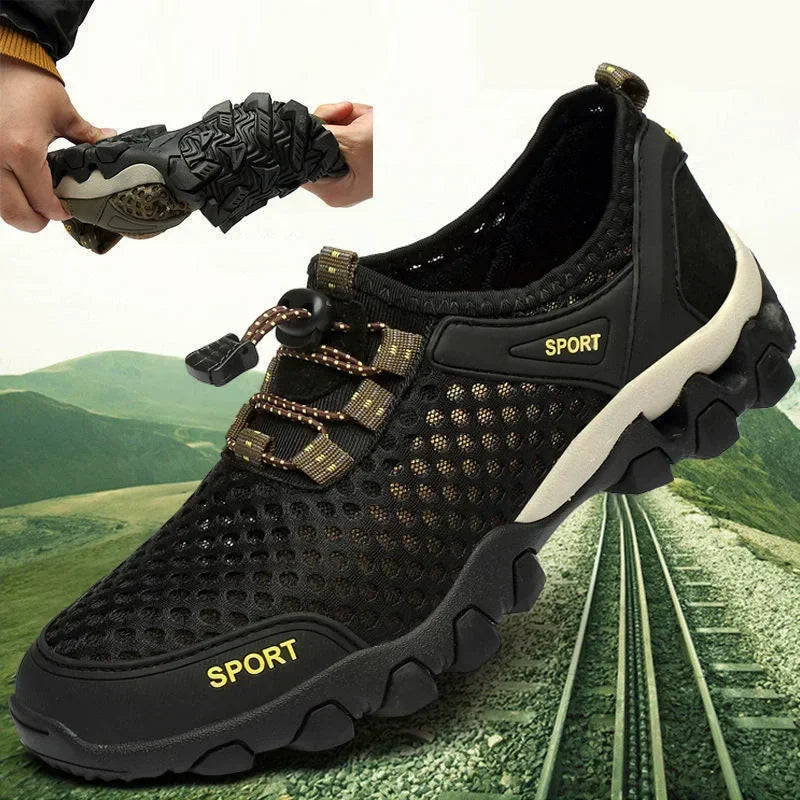 New Hiking Shoes Men Outdoor Mountain Climbing Sneaker Mens Top Quality Fashion Casual Trekking Shoes Breathable Sports Shoe