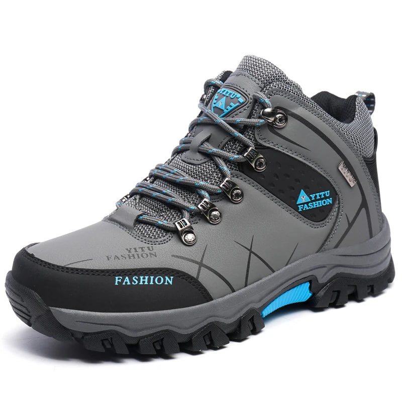 Men's Hiking Shoes Waterproof Wear-resistant Sports Camping Climbing Shoes Outdoor Trekking Tourism Shoe Fishing Hunting Boots