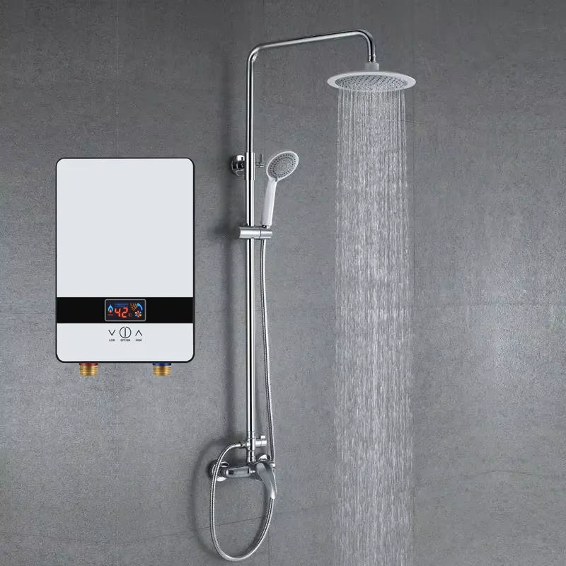Instant Electric Water Heater 6500W Bathroom Water Heating Instant Constant Temperature Flow Heater Kitchen Hot Water Shower