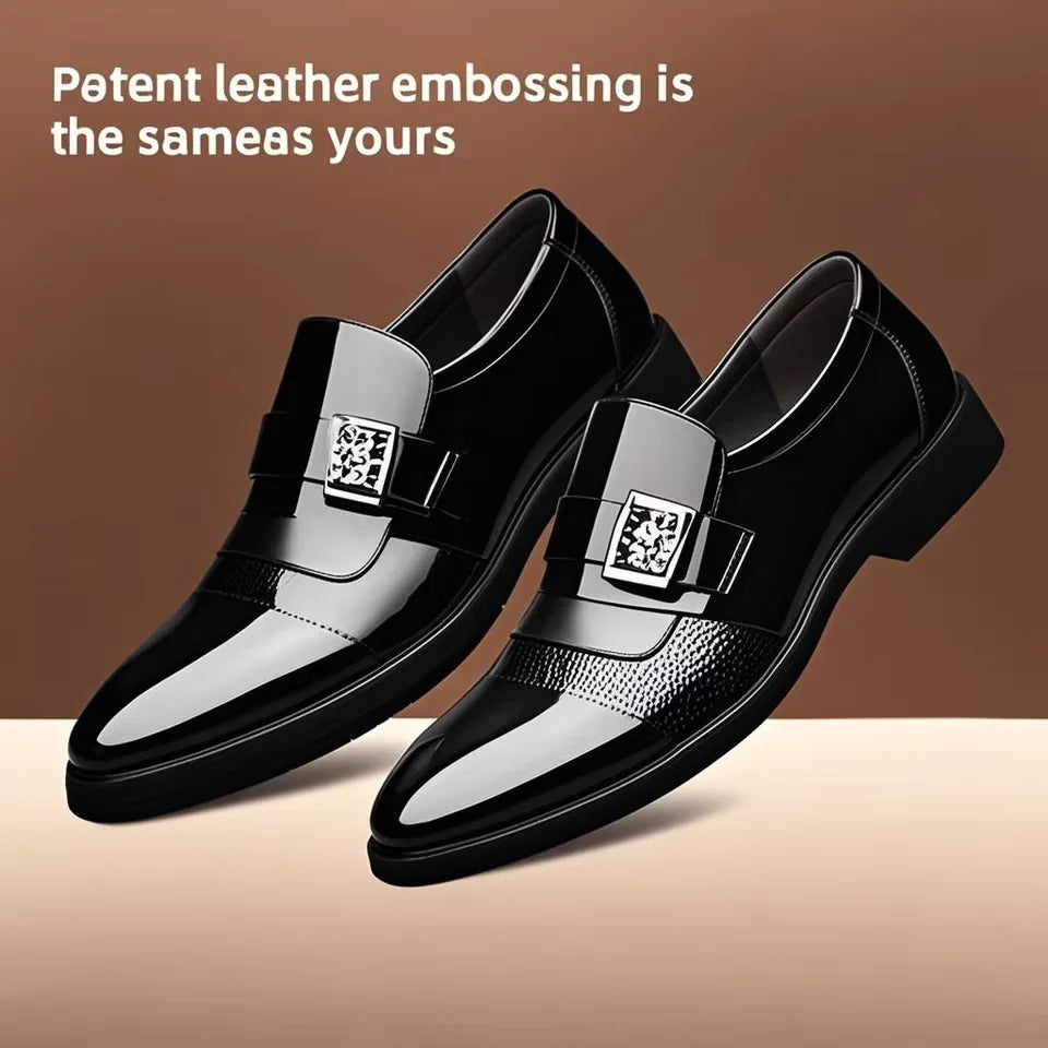 Men's casual leather shoes Men's casual leather shoes for business formal wear Fashion multi-functional evening and wedding shoe