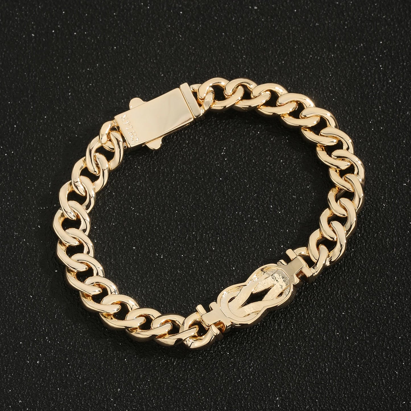 Unisex Copper Chain Bracelet Cubic Zirconia Minimalist Design 17cm 20cm Tarnish Proof Versatile Everyday Jewelry