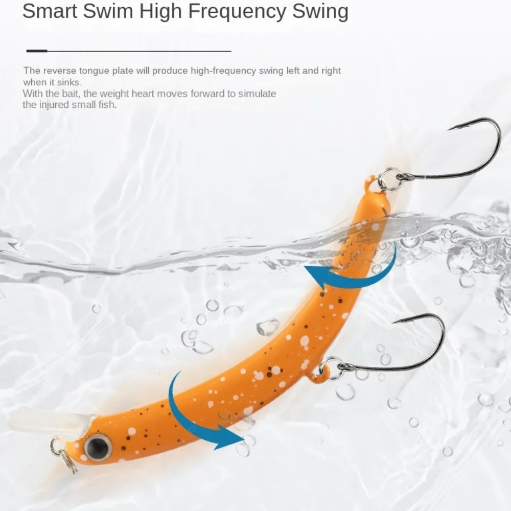 Fishing Accessories 6.3CM Bait Fishing Lure Wobblers 4G Crankbait 3D Eyes Wobbler Bass Fishing Tackle Bass Fishing
