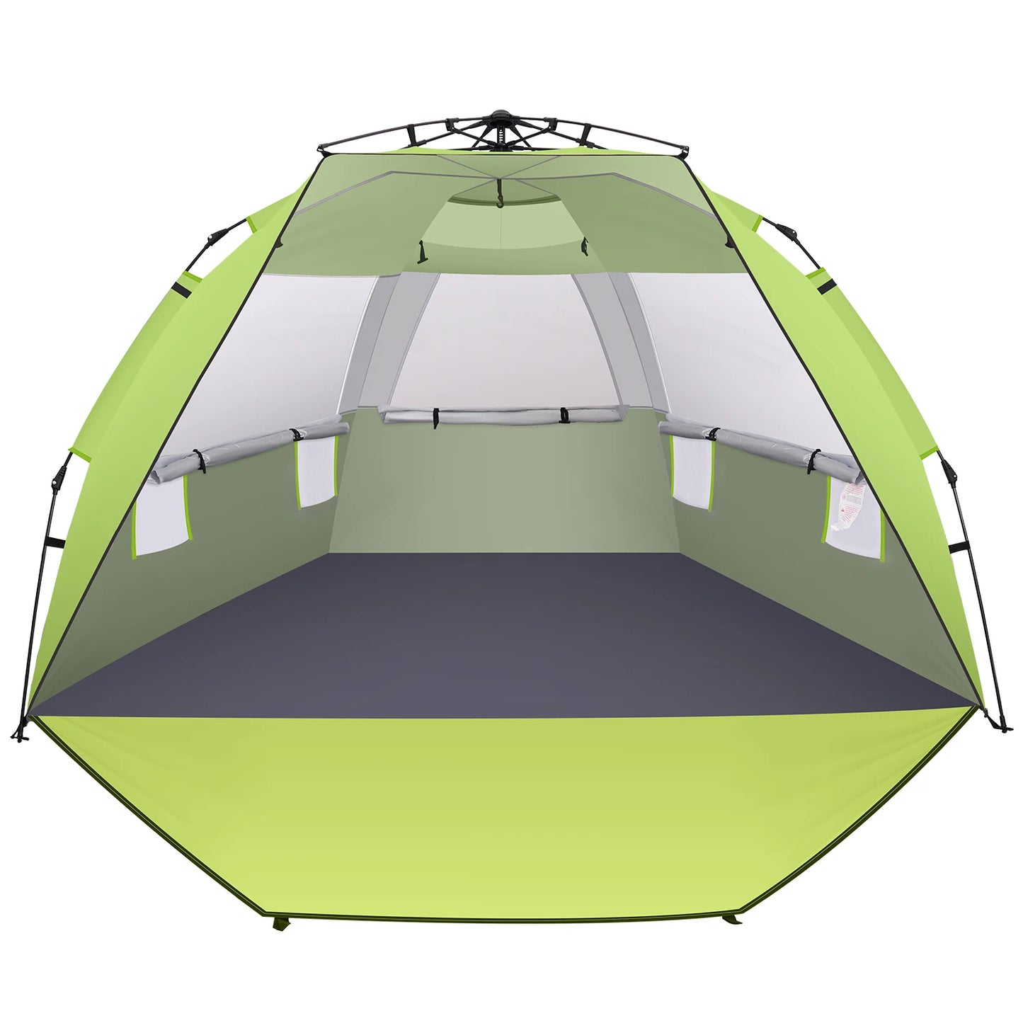 Beach Tent Sun Shelter Pop up Beach Tent Canopy for 4/5/6 Person with Protection, Easy Setup Portable Shade Sun Shelter Canopy