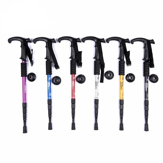 Trekking Pole Ultralight Walking Sticks Adjustable Hiking Canes Telescopic Crutch for Walking Sticks Hiking Accessories