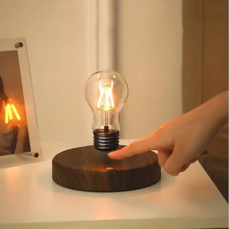 1pc Magnetic Suspension Light Bulb, For Bedroom Office Bar Reading Room Home Decor