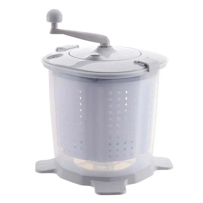 Manual washing machine without electricity Dormitory hand-cranked small drying bucket Outdoor portable socks underwear Hot sales