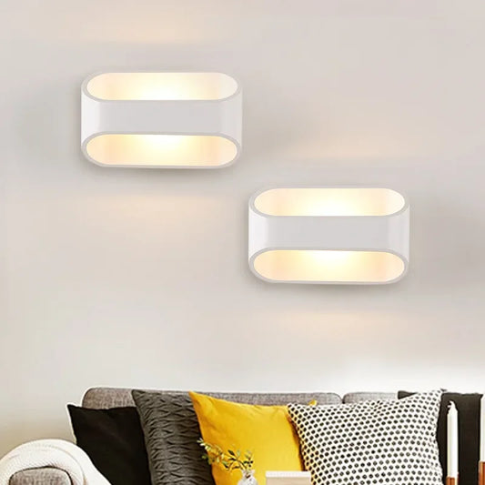 LED Wall Lamps Home Decor Modern Simple Bedroom Lights Indoor Kitchen Dining-room Corridor Lighting Decoration Aluminum Material