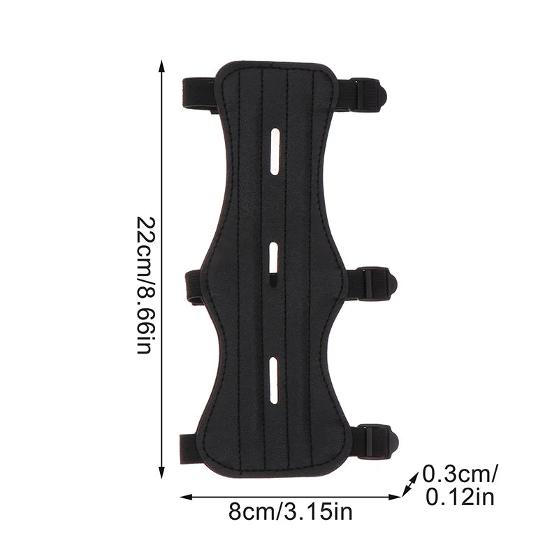Safe Adjustable Bow Arrow Hunting Shooting Training Accessories Protector Leather Archery Equipment Arm Guard Protection Forearm