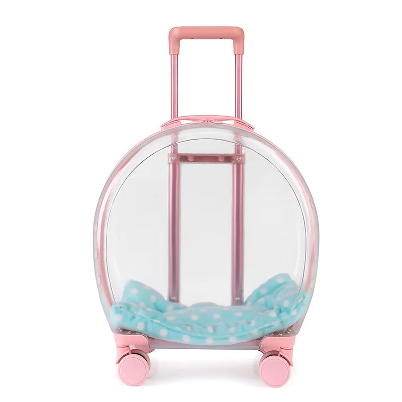 Pet Carrier Luggage Box for Small Animals Suitable for Cats Dogs And Reptiles Pet Transport Supplies
