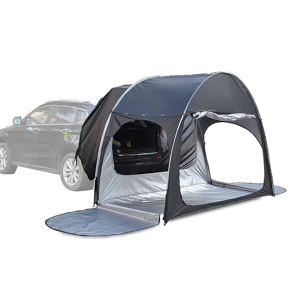 Rear Car Tents with Rainfly, Sun Shade, Tarp Included, SUV Camping Tents, Tailgate Tents, Waterproof Rain Cover, Multifunction