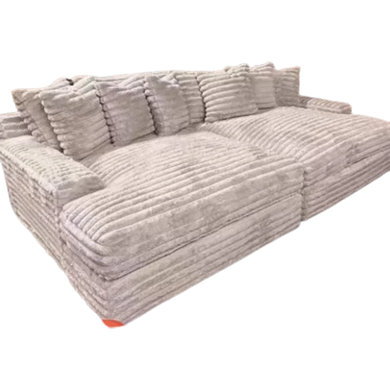 Customizable Italian Minimalist Velvet Sofa Bed French Fabric Lazy Living Room Puffs Bedroom
