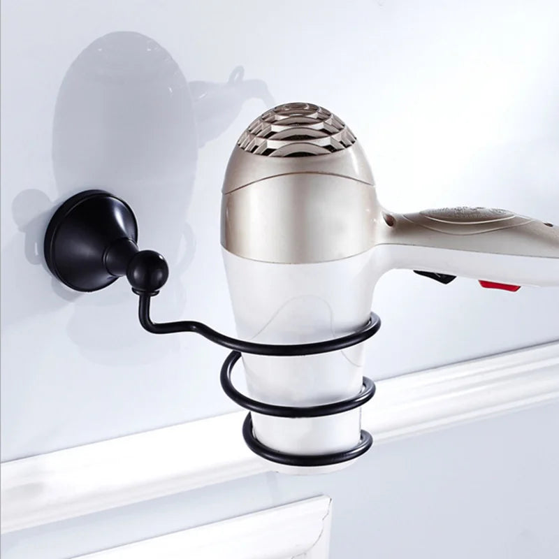 Black Brass Bathroom Accessories Hardware Set Towel Bar Rail Rack Toilet Paper Holder Toilet Brush Shower Soap Dish Holder