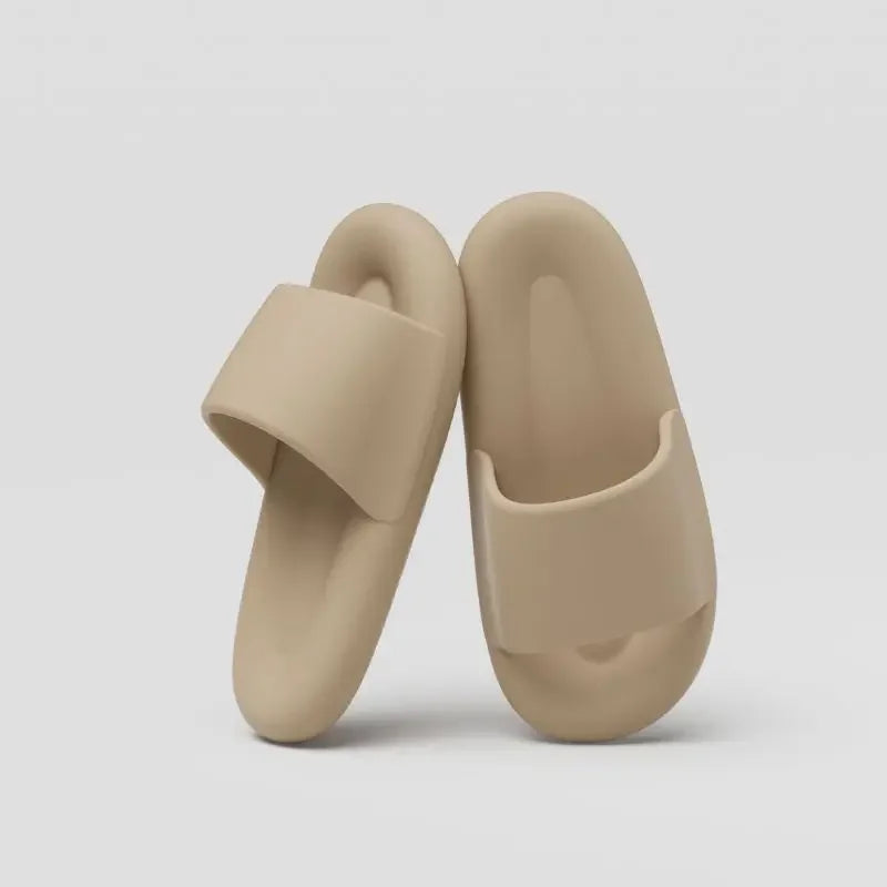 Men's Women's Soft Sole Pillow Slippers Lightweight Open Toe Non Slip EVA Sandals Indoor Outdoor Quick Drying Bathroom Shoes