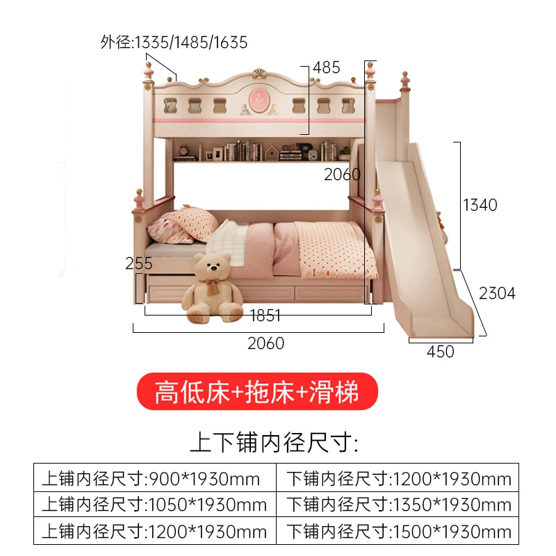 sliding loft bed frame with drawer storage modern luxury bases master bunk beds for kids white girl day bed bedroom furniture