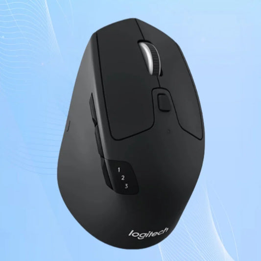 Logitech M720 Wireless Bluetooth Mouse Dual Mode Multi-Device Office Efficient Comfortable for Laptop Accessories
