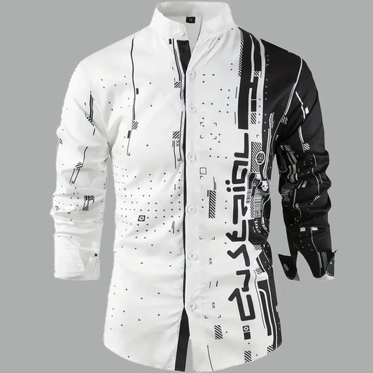 Men's Long Sleeve Shirt Casual Shirt High Quality Men's Clothing Work Travel Fashion Design Sense Men's Clothing 2024 New Tops