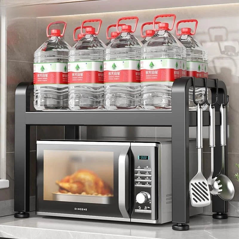 Kitchen Microwave Oven Ra Multi-Functional Home Countertop Rice Cooker Oven Storage Support Exble Organization elf