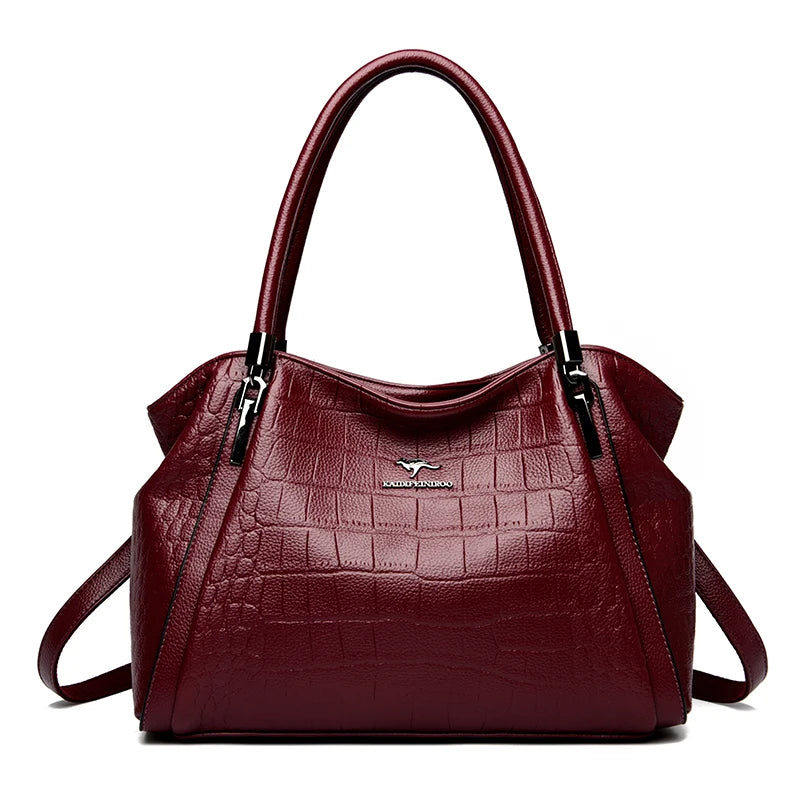 Designer Ladies Shoulder Crossbody Leather Bags High Quality Handbags For Womens Bags Luxury Messenger Handle Female Sac A Main