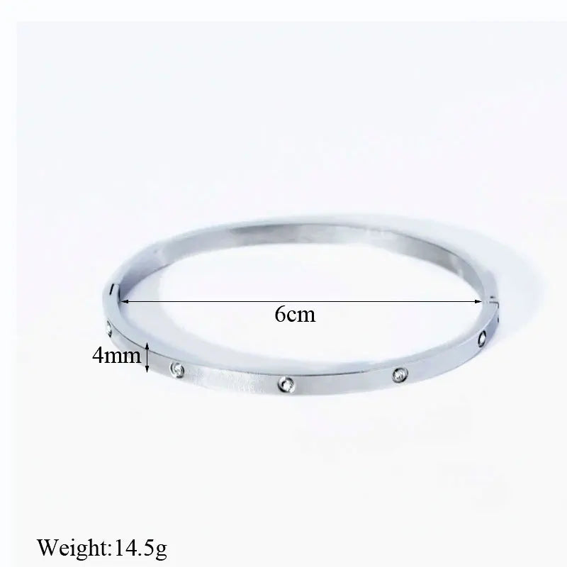 Fashion stainless steel cross pattern bracelet, luxurious trendy and simple design Bracelet men and women Couple jewelry gift