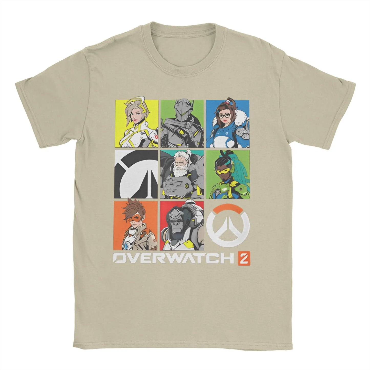 Men's Overwatchs Games   T Shirts  Pure Cotton Clothing Casual Short Sleeve O Neck Tees Printed T-Shirts