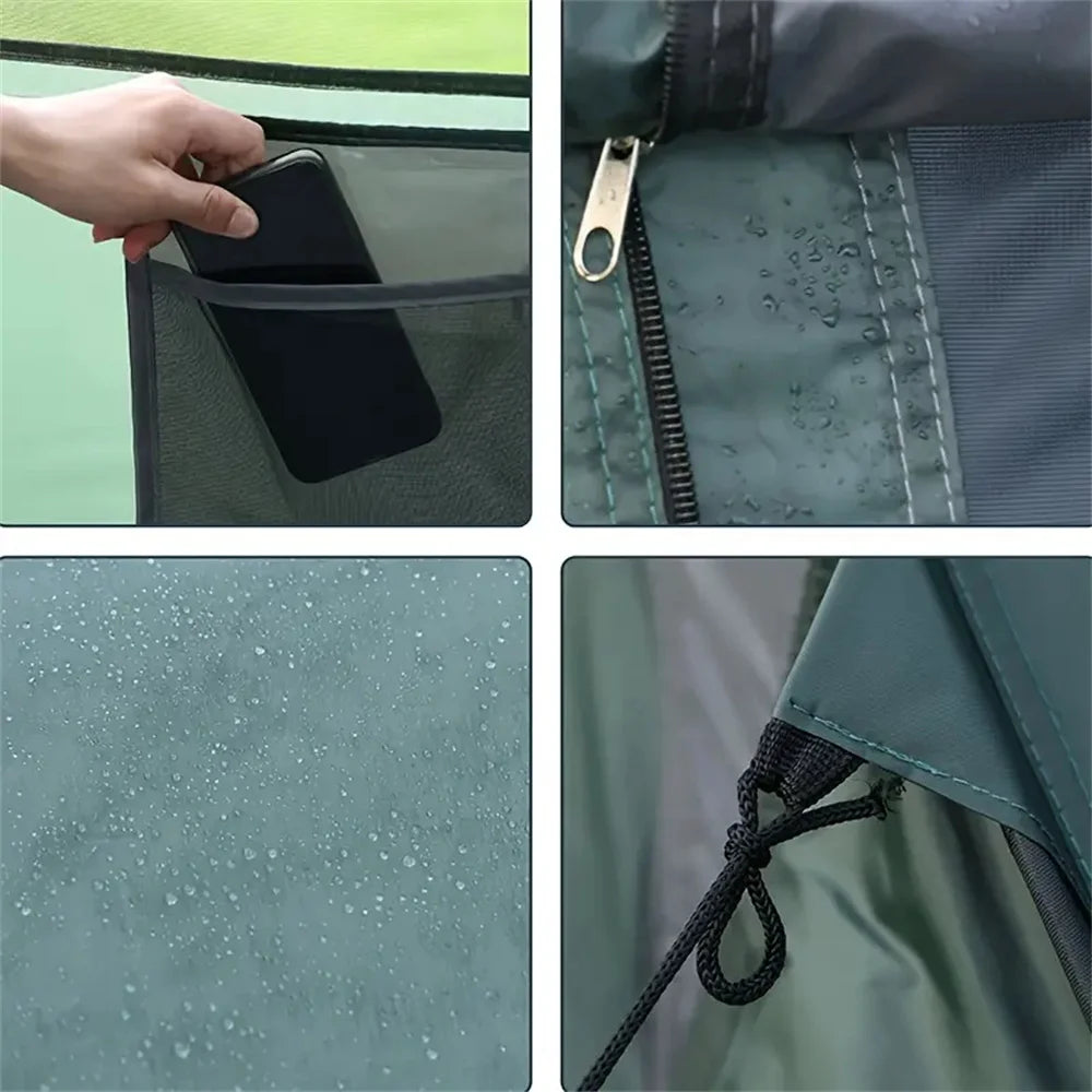 1 camping tent, waterproof sun protection tent, mountaineering camping tent, travel tent, suitable for camping and hiking trips
