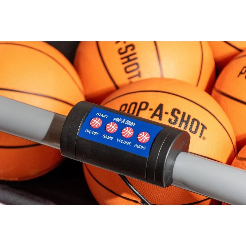 Pop-A-Shot Official Indoor/Outdoor Dual Shot Basketball Arcade Game - Weather Resistant - 16 Different Games 6 Audio Options
