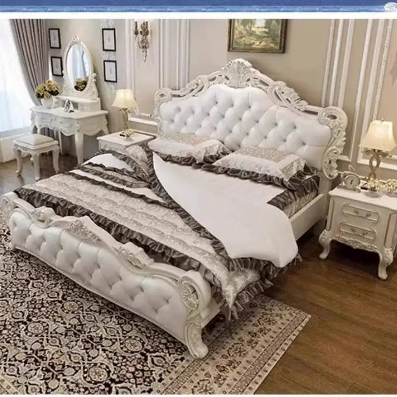 Multifunctional Storage Double Bed European Minimalist Camping Pliable Double Bed Luxury Modern Camas De Dormitorio Furniture