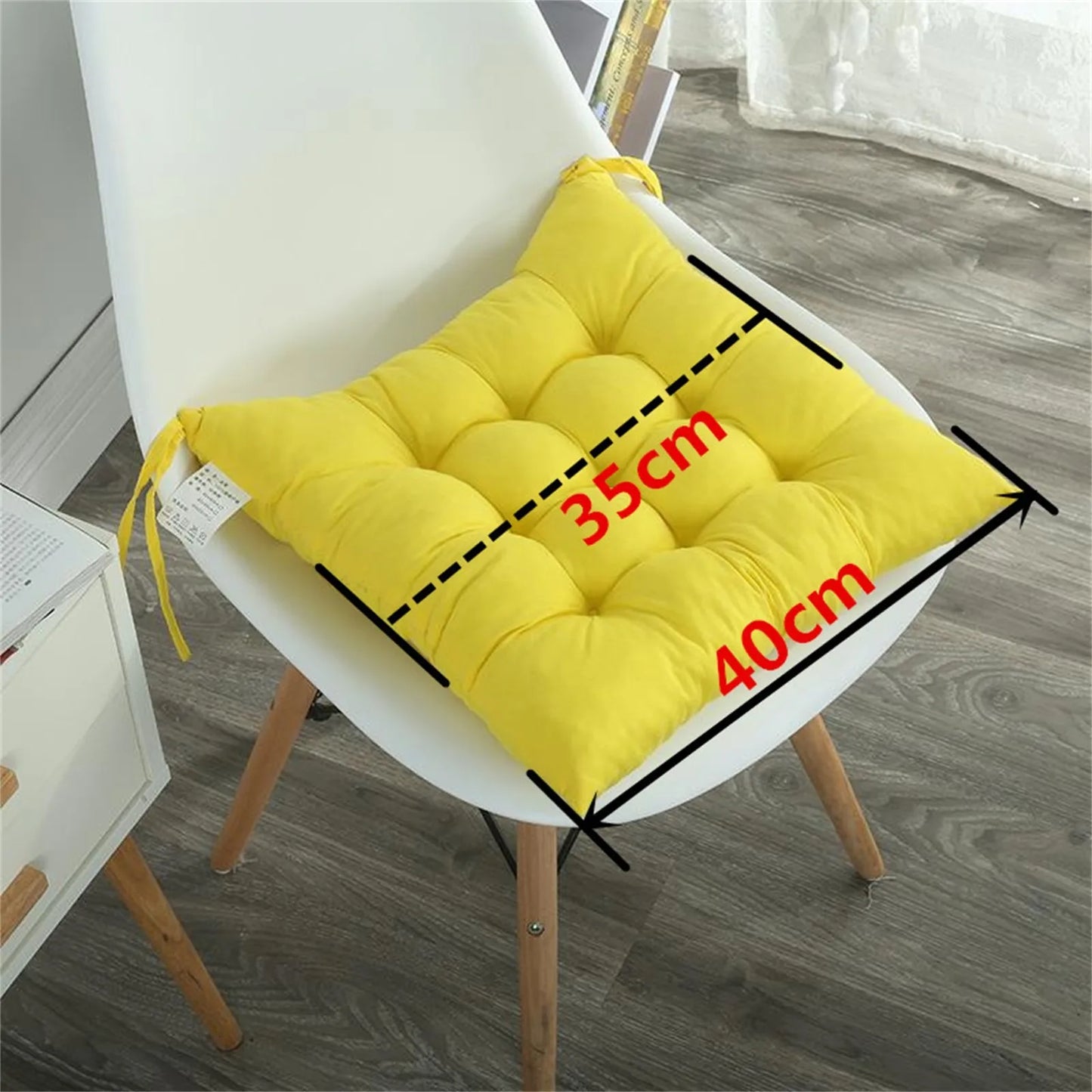 Square Chair Soft Pad Chair Cushion Large Floor Pillow Seating Home Office Indoor Outdoor Sofa Buttocks Cushion With Strap