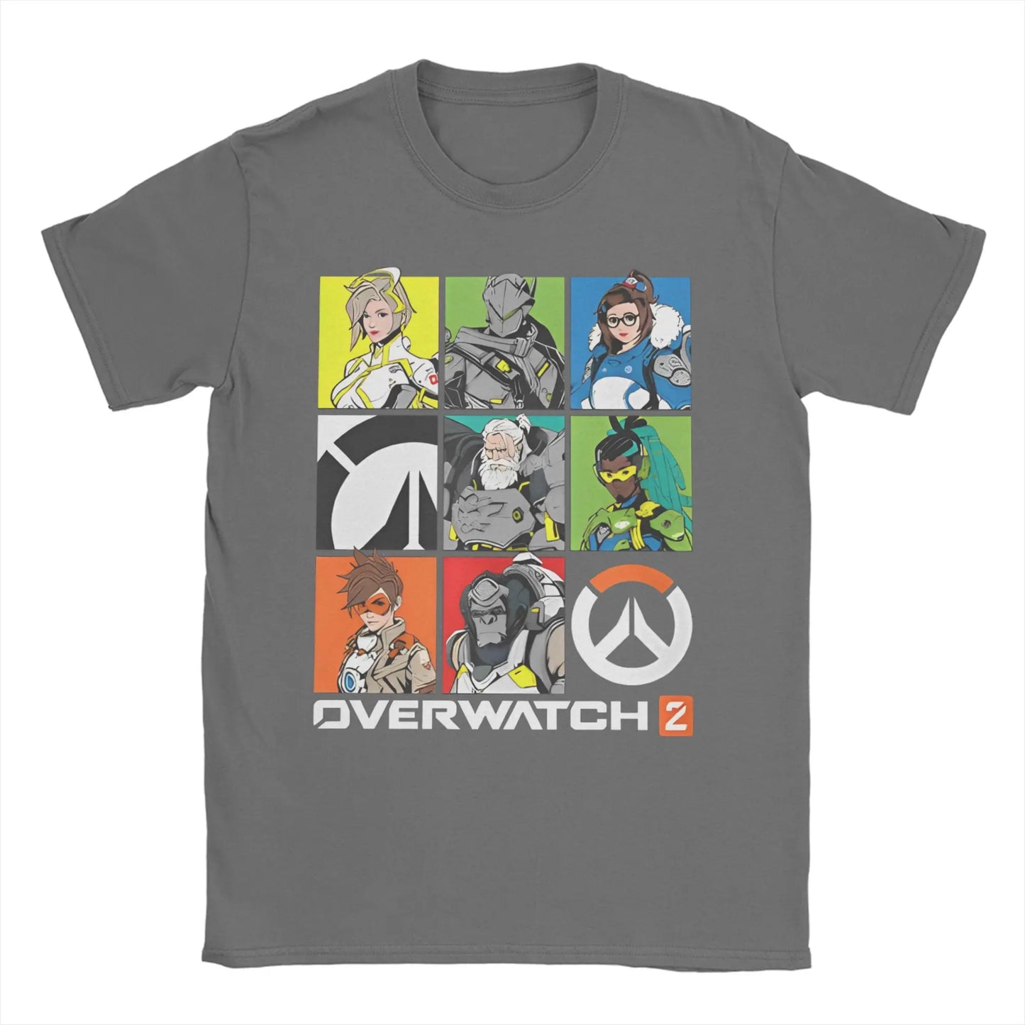 Men's Overwatchs Games   T Shirts  Pure Cotton Clothing Casual Short Sleeve O Neck Tees Printed T-Shirts